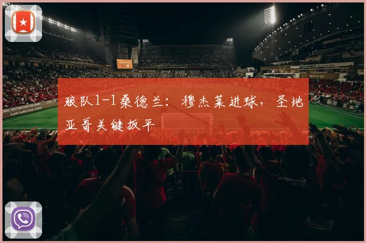狼队1-1桑德兰:穆杰莱进球,圣地亚哥关键扳平